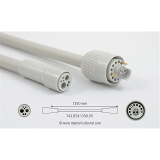 Turbineschlauch 4-Loch mit Licht