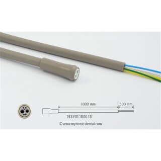 Turbineschlauch 4-Loch mit Licht