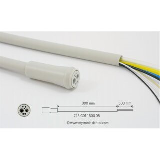 Turbineschlauch 4-Loch mit Licht