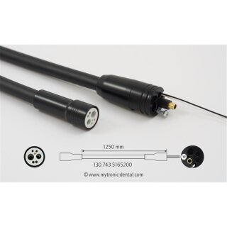 Turbineschlauch 4-Loch mit Licht