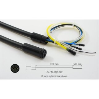 Turbineschlauch 4-Loch mit Licht