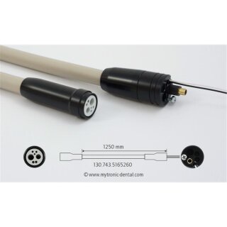 Turbineschlauch 4-Loch mit Licht