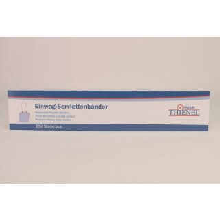 Einweg-Serviettenbänder Krepp  250St