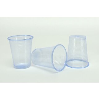 Mundspülbecher 200ml transp.blau 3000St