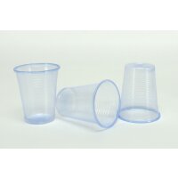Mundspülbecher 200ml transp.blau 3000St