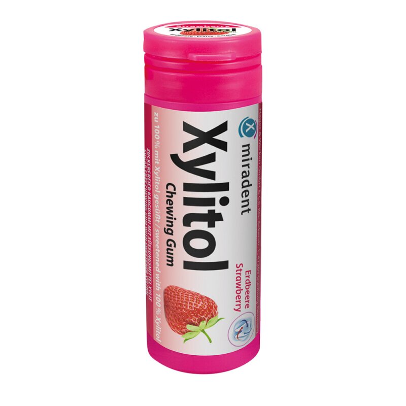 miradent Xylitol Chewing Gum Kids Erdbeer, 2,71
