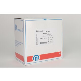 Fes-Tupfer steril walnuß 15x15    50x2St