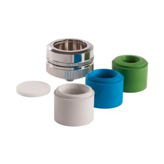 Universaladapter m. 3 Einsätzen + Filter