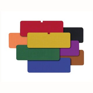 Kennzeichnungsschild gold 50x18mm St