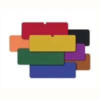 Kennzeichnungsschild gold 50x18mm St