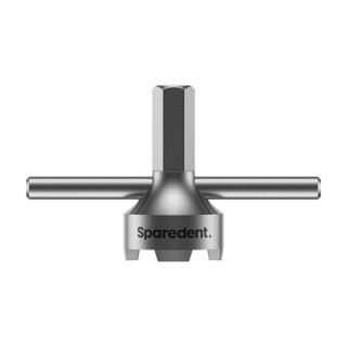 Schlüssel für Druckknopfdeckel Standard Kopf mit Aufsatz für Drehmomentschlüssel