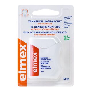 Elmex Zahnseide ungewachst 50m Rl