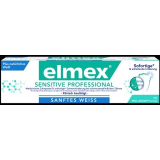 Elmex Sensitive Prof. plus s.Weiß12x75ml