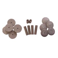 Dedeco Gummipol. Linse braun22mm Pa