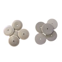 Dedeco Gummipol. Rad weiß 22mm 100St