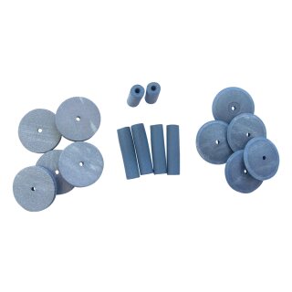 Dedeco Gummipol. Rad blau 22mm Pa