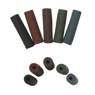 Gummipolierer Zylinder blau 24mm 100St