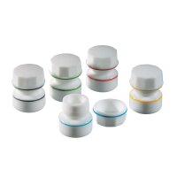 Kappenglasdeckel opal gelb 698.22    St