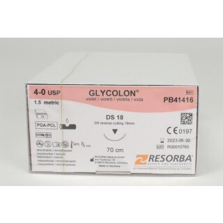 Glycolon violett 4/0 DS18 70cm  2Dtz