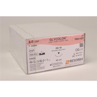 Glycolon violett 5/0 DS18  2Dtz