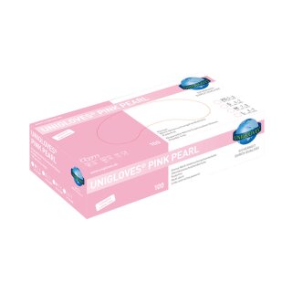 Nitril Pink Pearl Gr. M  10x100St