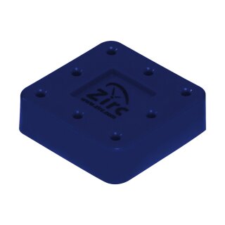 Bur Block  8-Loch d-blau magnetisch St