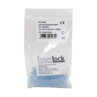 Inst.Schutzkappe klar 1,6x19,5mm 100St