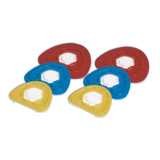 Splitfix Platte m.integr.Magnet rot 10St