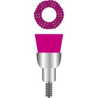 Smart Jun.Cup pink 3 nylon screw 100St