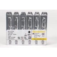 NiTi-S File #15-40 21mm Assort. 6pcs