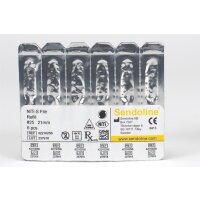 NiTi-S File #25 21mm 6pcs