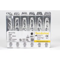 NiTi-S File #25 28mm 6pcs