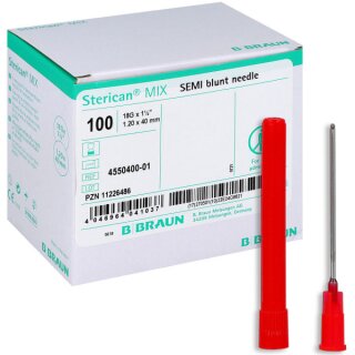 Sterican Mix 18G 1,20x40mm halbstumpf