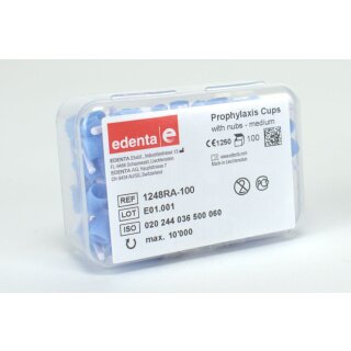 Prophylaxe Cup RA1248 blau  100St