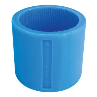 Silikonmanschette K&B rund Gr.9 blau St
