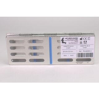 Kassette 18x6cm 5 Instr. blau St