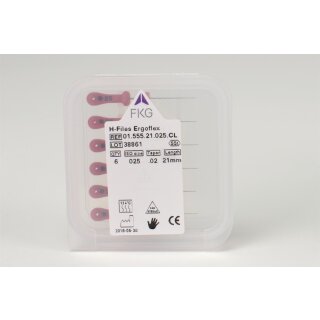 H-Feile Ergoflex 555-25 21mm  6St