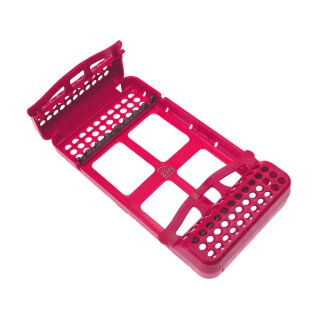 Steri Cassette flach pink St