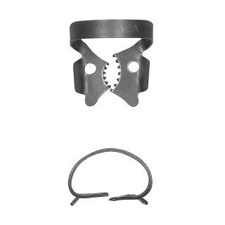 Kofferdam-Klammer 13A links Bl.Line St