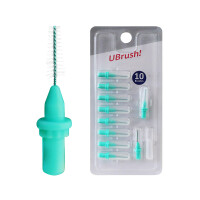UBrush Bürsten grün 0,9mm konisch  10St