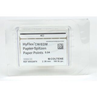 HyFlex CM+EDM Papiersp. 40/.04 100St