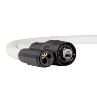 Schlauch 4-Loch Anschluss mit Licht für Sirona Einheiten, C8+, ProFeel+ - Länge: 1,37 m - Farbe: Leichtgrau RAL 9002