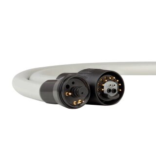 Schlauch für EM1190K KaVo K190, 196, 200 Elekttromotoren mit Licht, für die Sirona Einheiten C3 C3+ C6 E3 - Länge: 1,03 m - Farbe:  Mitteltgrau RAL 7035