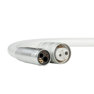 Schlauch für BienAir MC3 und NSK  TiMax M40 Elektromotoren und Turbinenhandstücke, für Planmeca Einheiten 82 Ohm - Länge: 0,98 m - Farbe: Leichtgrau RAL 9002