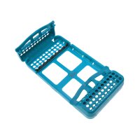 Steri Cassette flach neonblau St