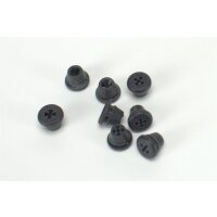 Silicone Plug f. Bohrerst. schwarz 8St