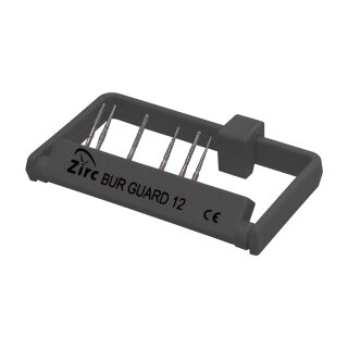 Steri Bur Guard hoch 12-Loch grau St