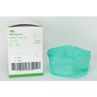 Barrier OP-Haube Kosack grün 120St
