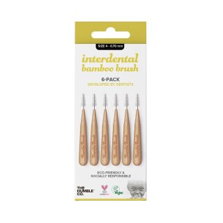 Humble ID Bürste Bambus 4-0,7mm gelb 6St