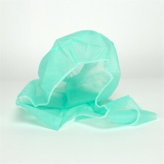 Astrohaube mit Overlocknaht grün 200St